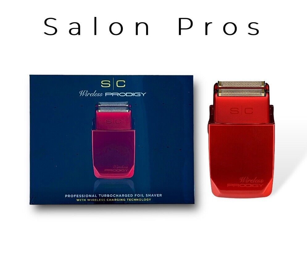 StyleCraft Prodigy Cordless Foil Shaver Metallic Red SCWPFSR