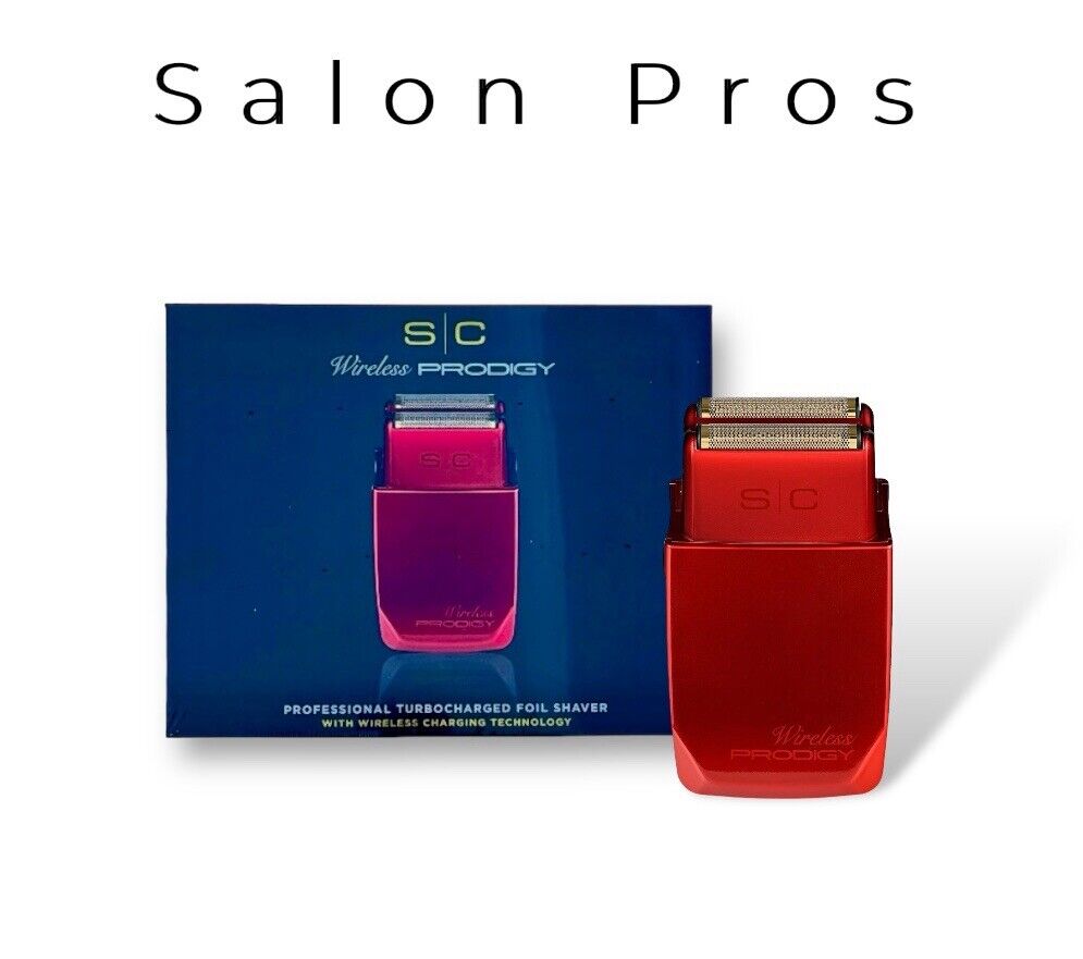 StyleCraft Prodigy Cordless Foil Shaver Metallic Red SCWPFSR