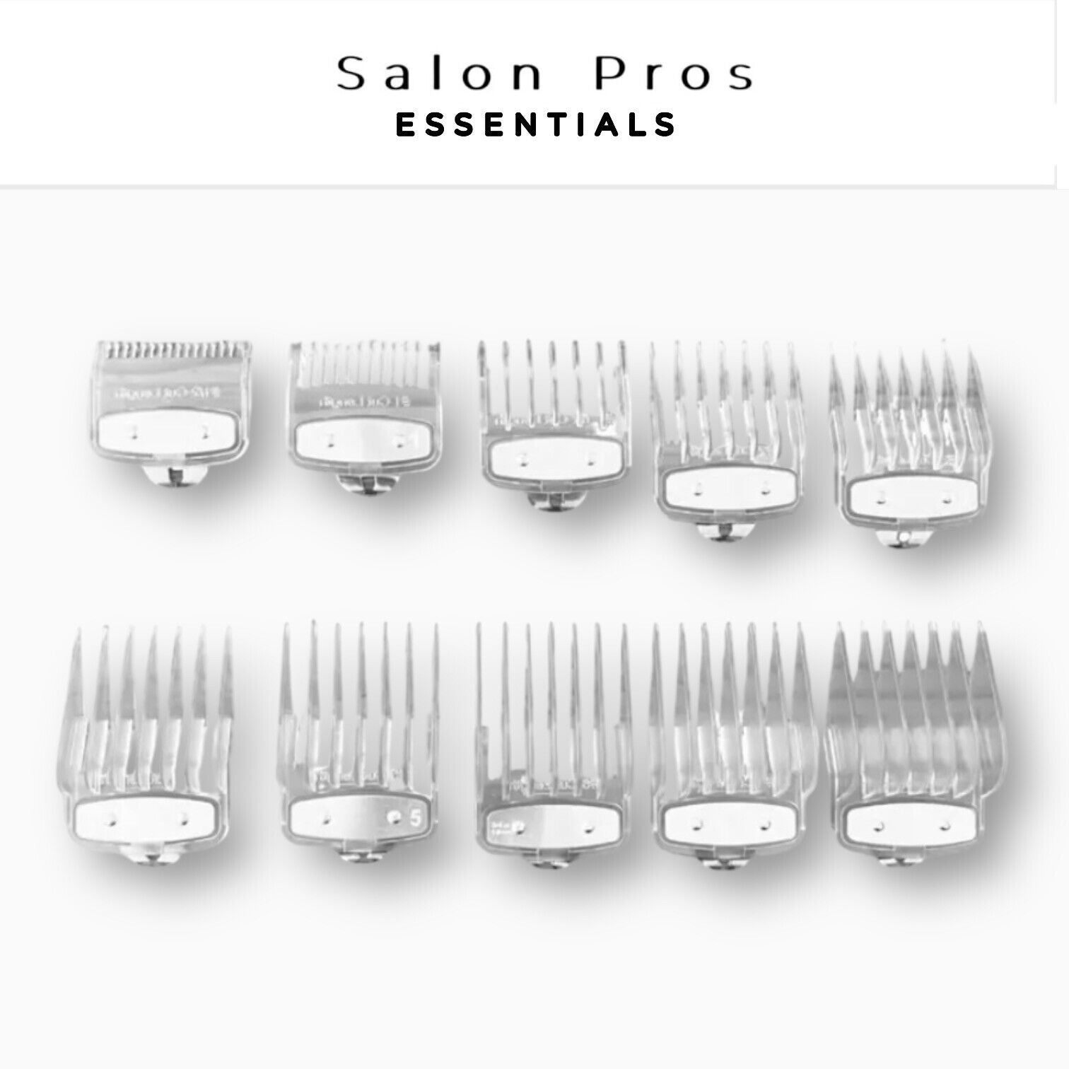 Premium Clipper Guards Guides Fits Wahl Babyliss Pro JRL Gamma+ Stylecraft