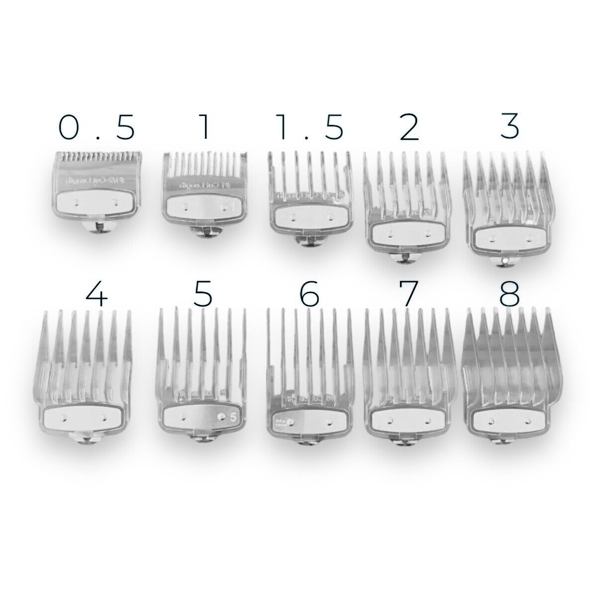 Premium Clipper Guards Guides Fits Wahl Babyliss Pro JRL Gamma+ Stylecraft