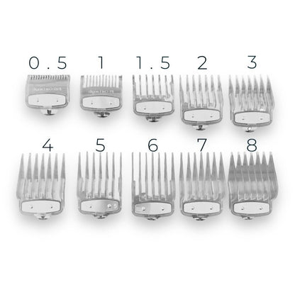 Premium Clipper Guards Guides Fits Wahl Babyliss Pro JRL Gamma+ Stylecraft
